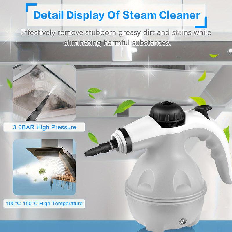 Grenade Steam Cleaner, Pressurized Handheld Cleaner For Household Use, Equipped With 12 Accessories, For Multiple Surfaces And A Powerful Home Steam Machine For Cleaning In Various Scenarios. - NOMAN STORE LLC
