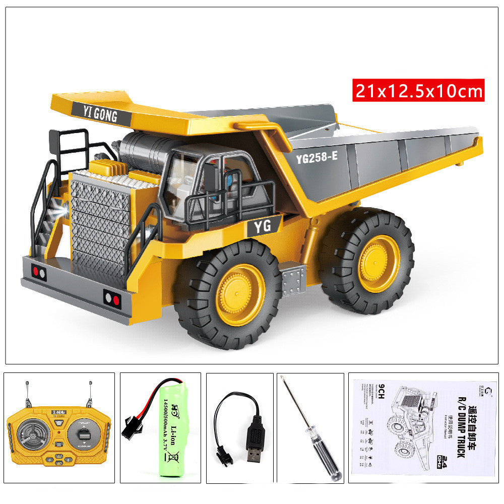 Children's Simple Alloy Charging Excavator Toy Car - NOMAN STORE LLC