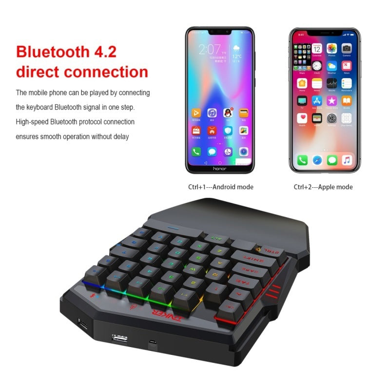 Gaming Keyboard Throne One Mouse Set - NOMAN STORE LLC