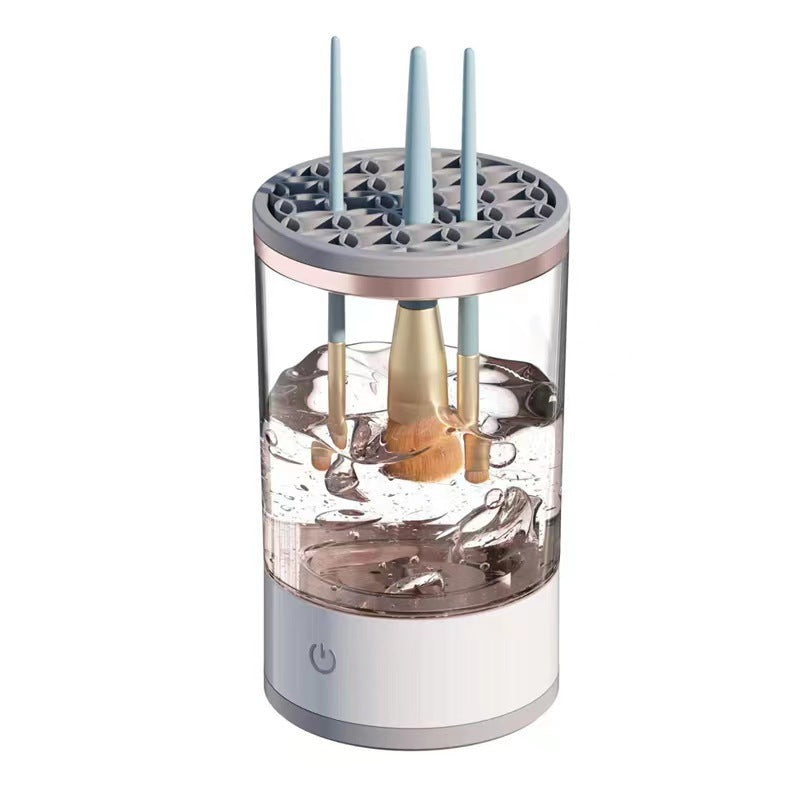 Women Eye Shadow Brush Cleaning Tool Portable Electric Makeup Brush Cleaner Machine With USB Charging Automatic Cosmetic Brush - NOMAN STORE LLC