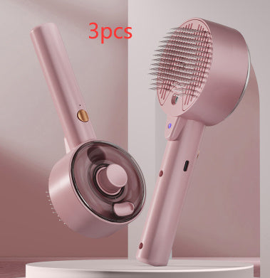 Animal Hair Remover Brush Dog And Cat Steam Brush Pet Self Cleaning Dog Brush Grooming Removes Cat Hairs Cat Dog Accessories Pet Products - NOMAN STORE LLC