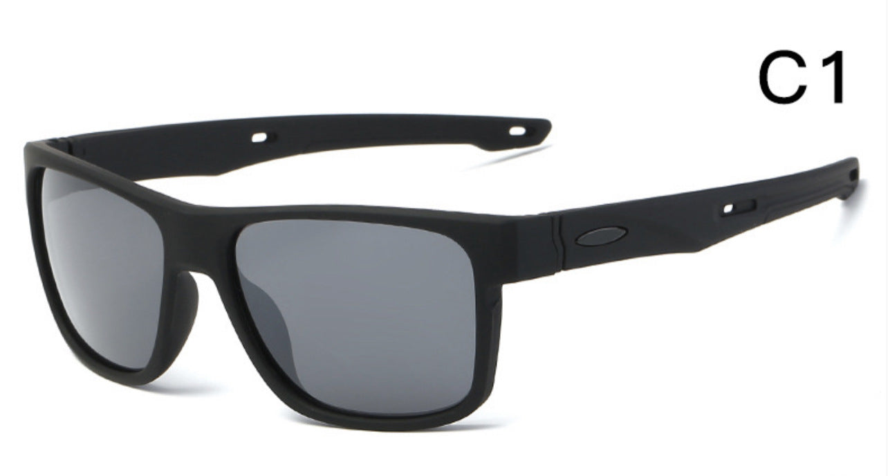 Fashion Large Rim One-piece Sports Sunglasses - NOMAN STORE LLC