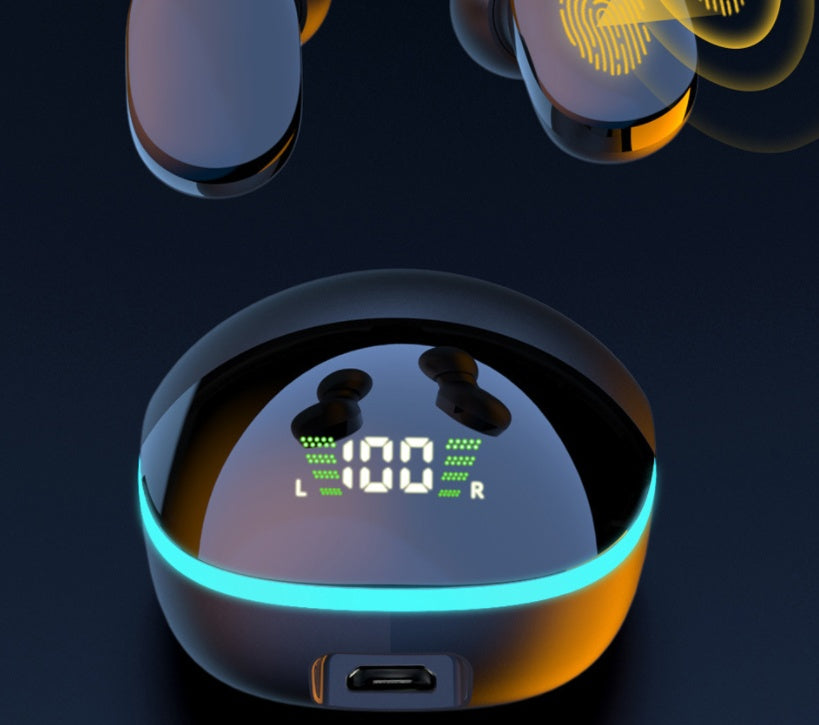 G9S Bluetooth Headset Cool Breathing Light Touch Digital Headphones - NOMAN STORE LLC