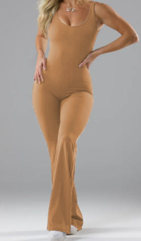 Slim Fit Hip Raise Jumpsuit Sexy Backless Exercise Yoga Clothes - NOMAN STORE LLC