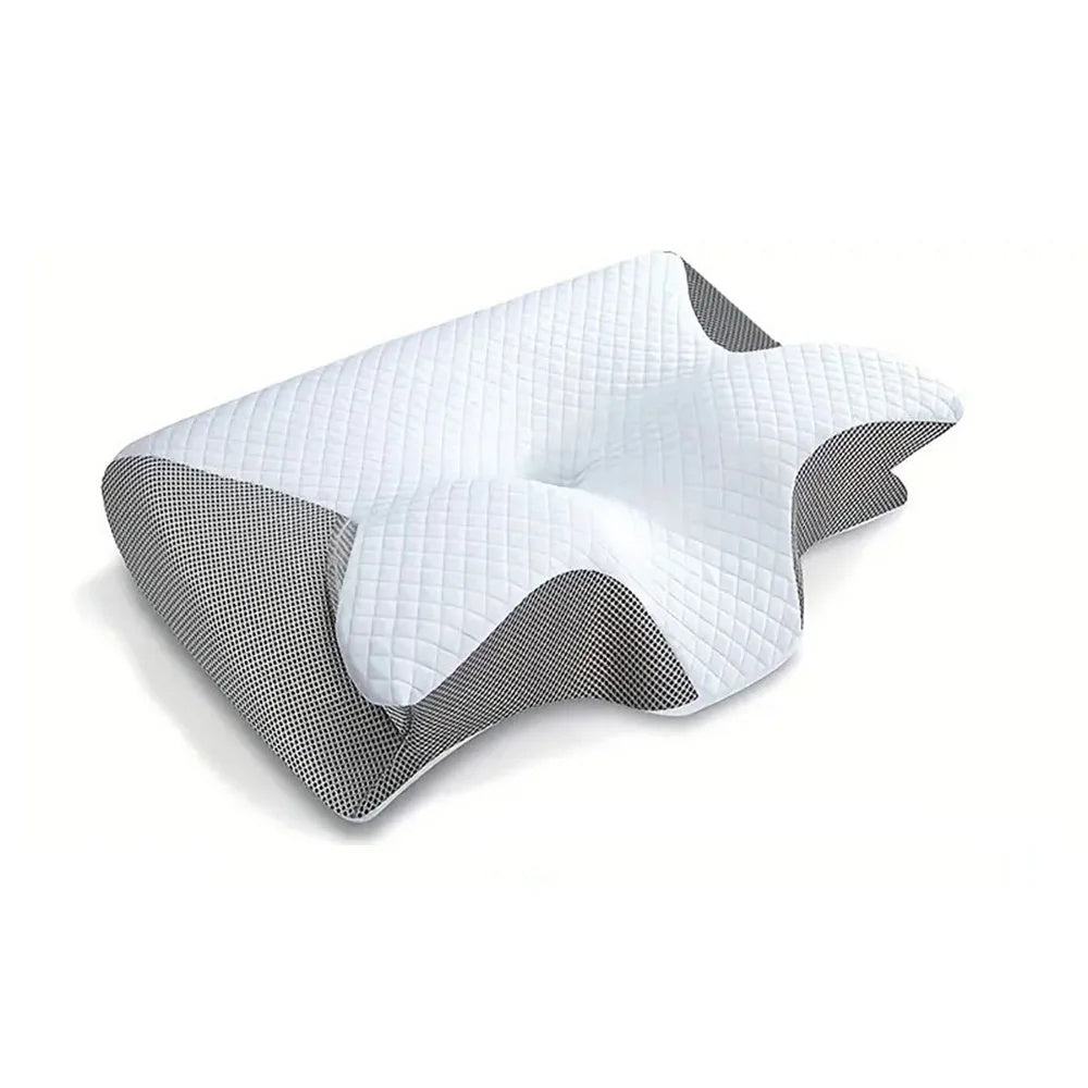 Memory Foam Cervical Pillow, 2 In 1 Ergonomic Contour Orthopedic Pillow For Neck Pain, Contoured Support Pillows,Neck Pillow - NOMAN STORE LLC