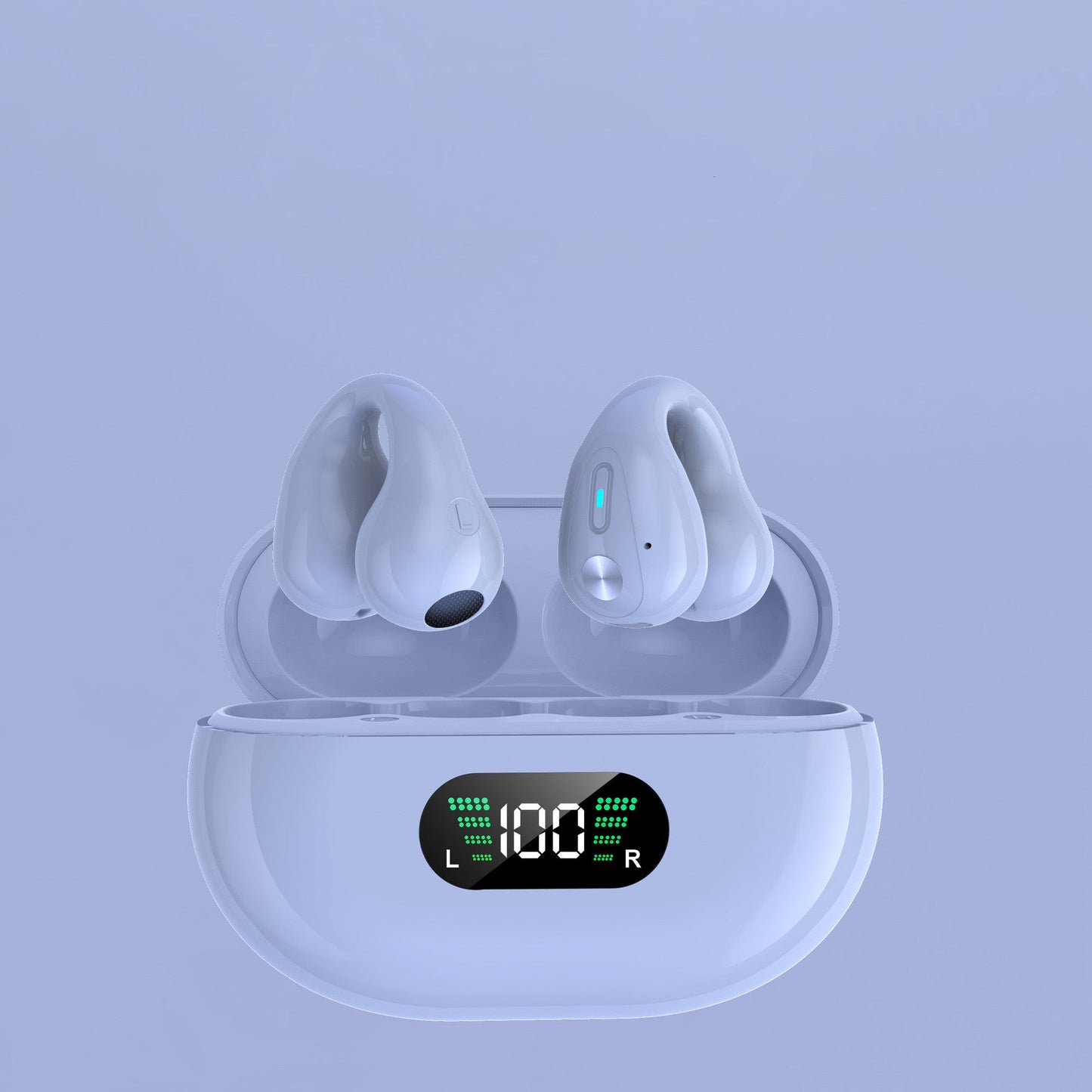 Bone Conduction Headphones TWS Earbuds Ear Clip Bluetooth 5.3 Touch Wireless Earphone In-Ear Bass HIFI Sports Headset - NOMAN STORE LLC