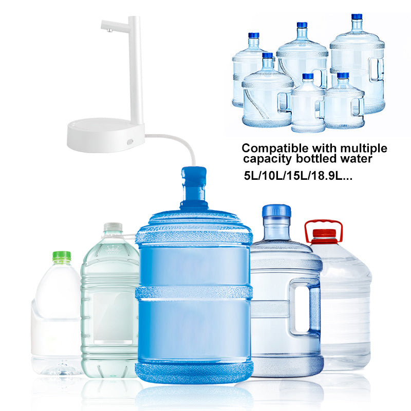 Desk Dispenser Electric Water Gallon Automatic Water Bottle Dispenser Rechargeable Water Dispenser - NOMAN STORE LLC