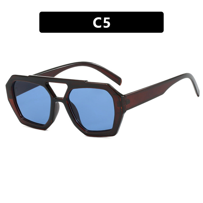 Ins Big Frame Leopard Sunglasses Summer Sunshade Beach Vacation Glasses - NOMAN STORE LLC