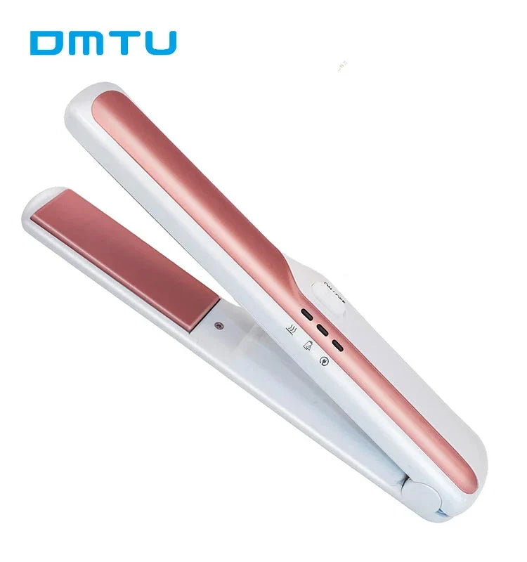 Compact Size Flat Iron Rechargeable Cordless Hair Straightener Wireless - NOMAN STORE LLC