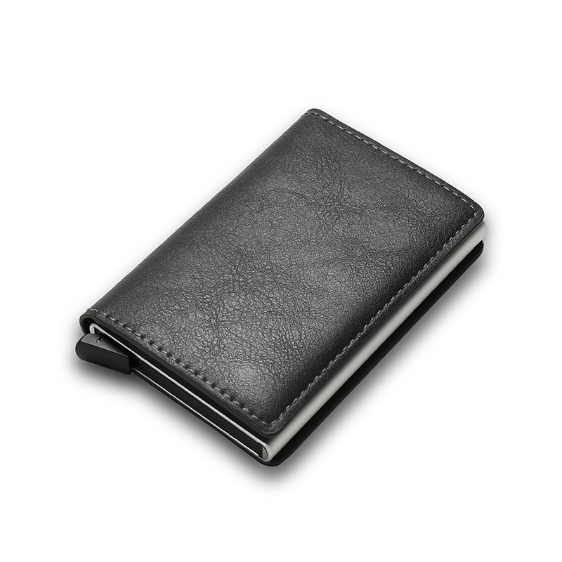 Credit Card Holder Smart Minimalist Wallet Pocket Men Women Slim Cardholder Bank Secure Creditcard Case - NOMAN STORE LLC