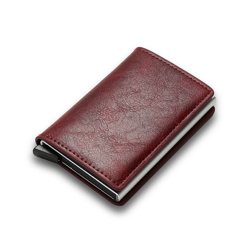 Credit Card Holder Smart Minimalist Wallet Pocket Men Women Slim Cardholder Bank Secure Creditcard Case - NOMAN STORE LLC