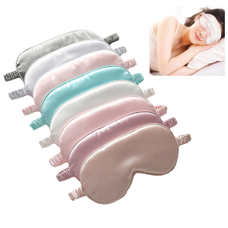 Eye Patch Imitated Silk Eye Patch Shading Sleeping Eye Mask Travel Relax Covers Eye Shade Health Sleeping Shield Eye Care Tools - NOMAN STORE LLC