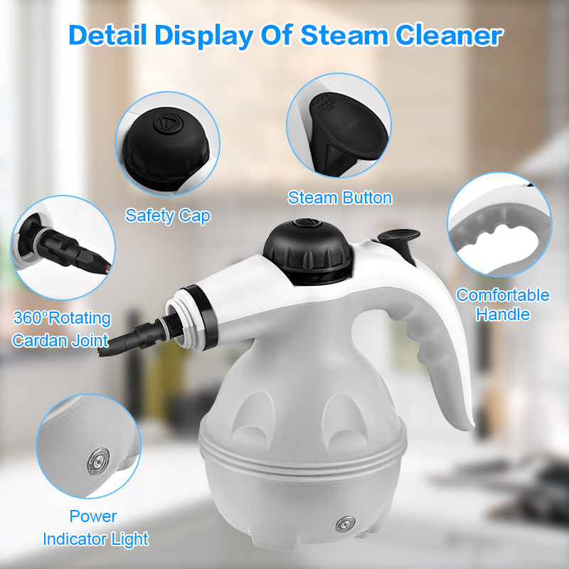 Grenade Steam Cleaner, Pressurized Handheld Cleaner For Household Use, Equipped With 12 Accessories, For Multiple Surfaces And A Powerful Home Steam Machine For Cleaning In Various Scenarios. - NOMAN STORE LLC