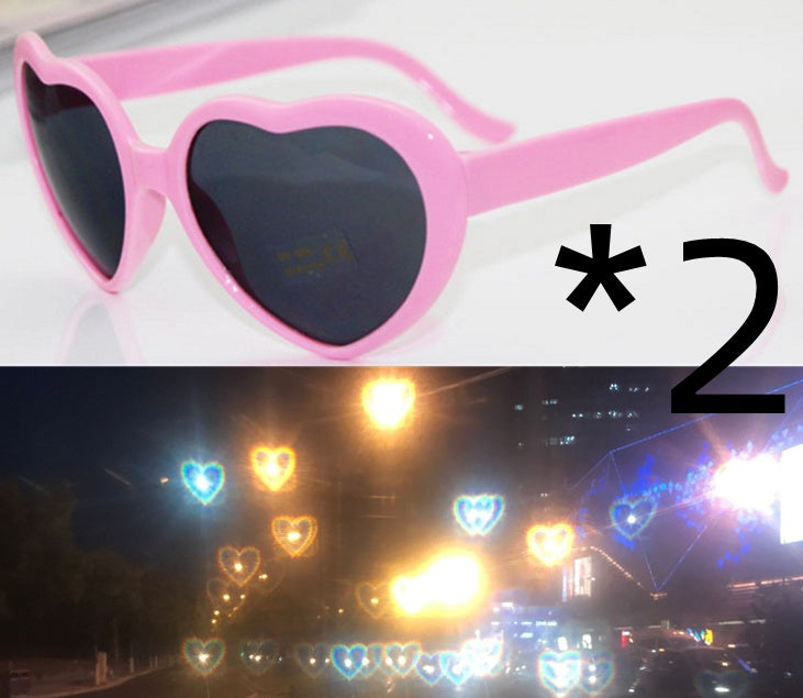 Night Lights Change Love Special Effects Glasses Sunglasses - NOMAN STORE LLC