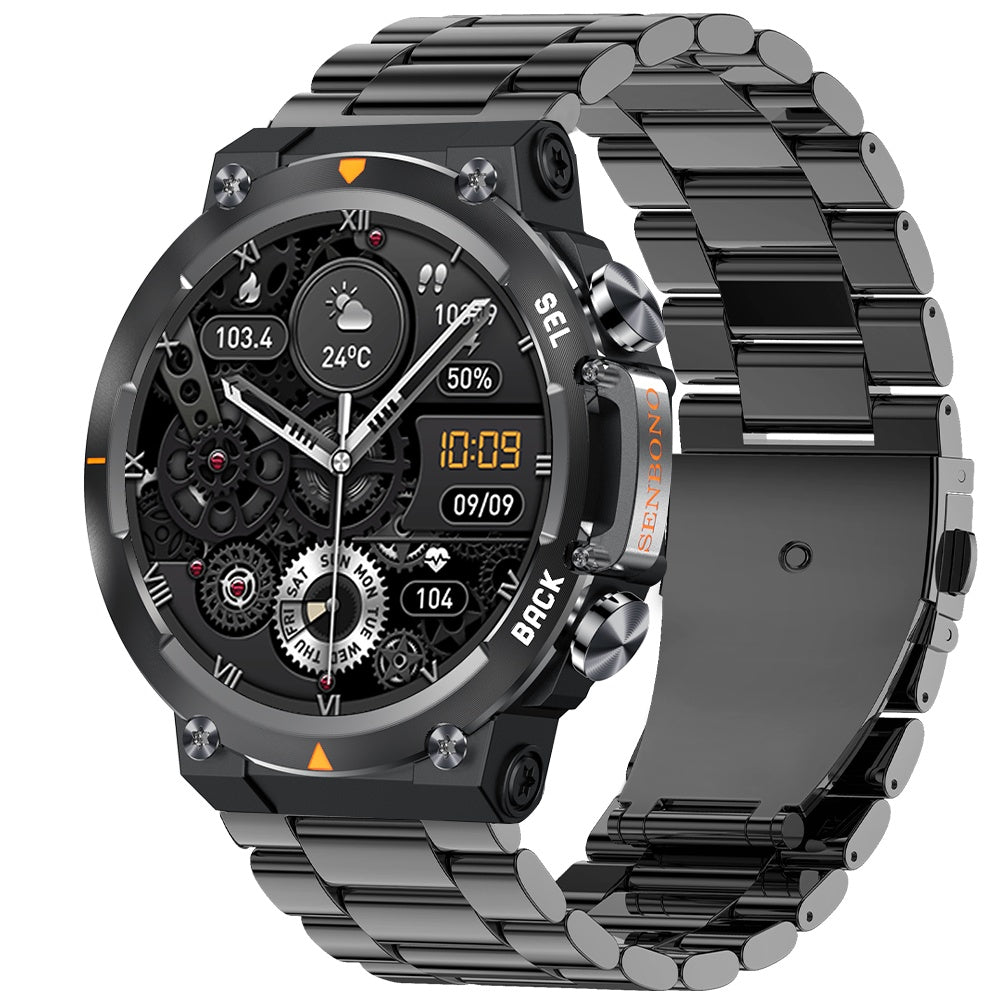 MAX18 Men Smartwatch AMOLED1.43inch Big Screen BT Calls Gesture Control AI Voice Sports Smart Watch Men - NOMAN STORE LLC