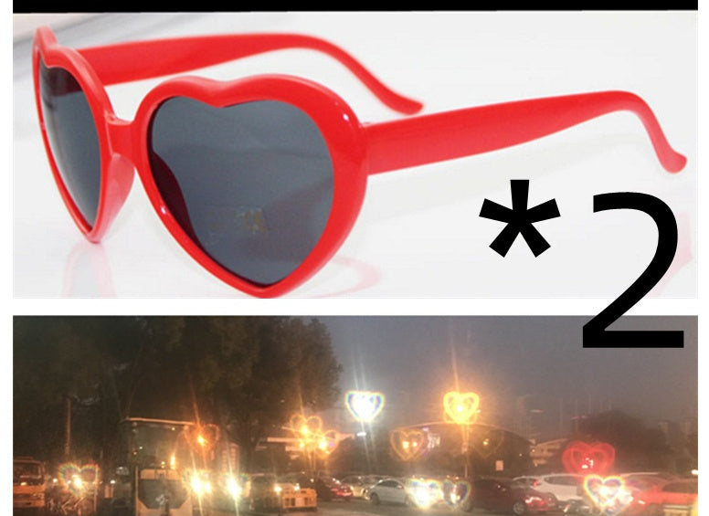 Night Lights Change Love Special Effects Glasses Sunglasses - NOMAN STORE LLC