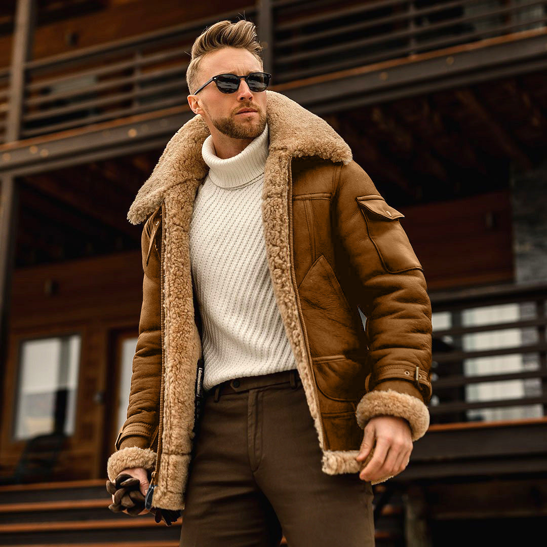 Winter Jacket Mens Military Fleece Warm Jackets Male Fur Collar Coats Army Tactical Jacket - NOMAN STORE LLC