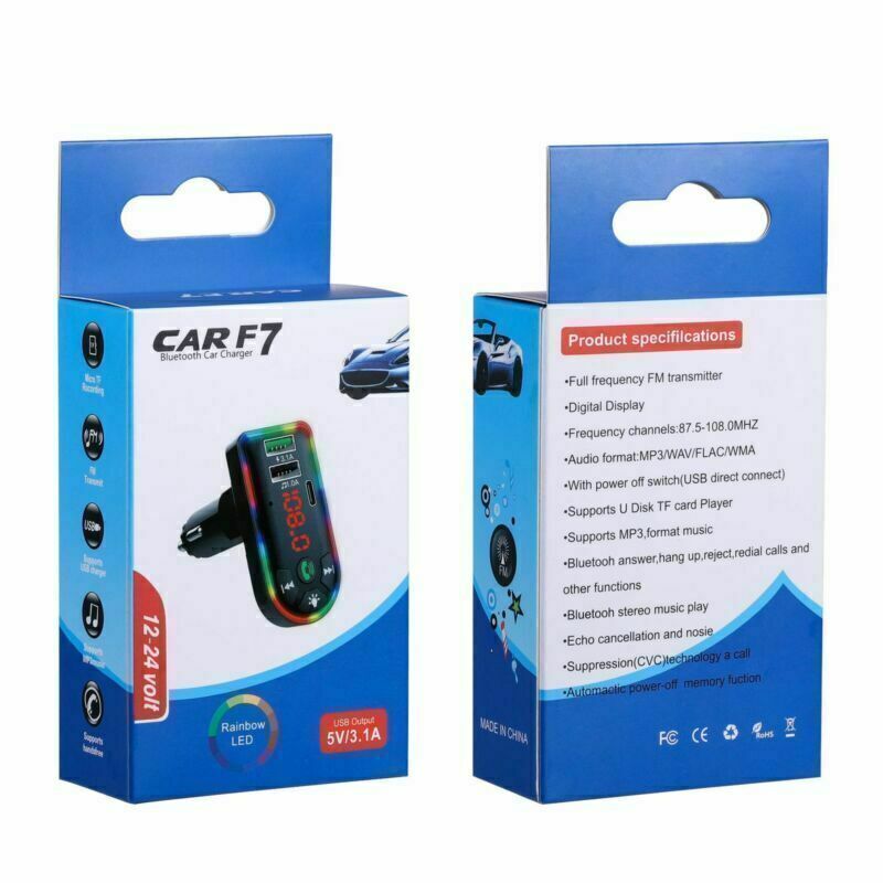 Car Bluetooth 5.0 MP3 Player FM Transmitter Radio 3.1A Fast Charger Adapter Lots - NOMAN STORE LLC