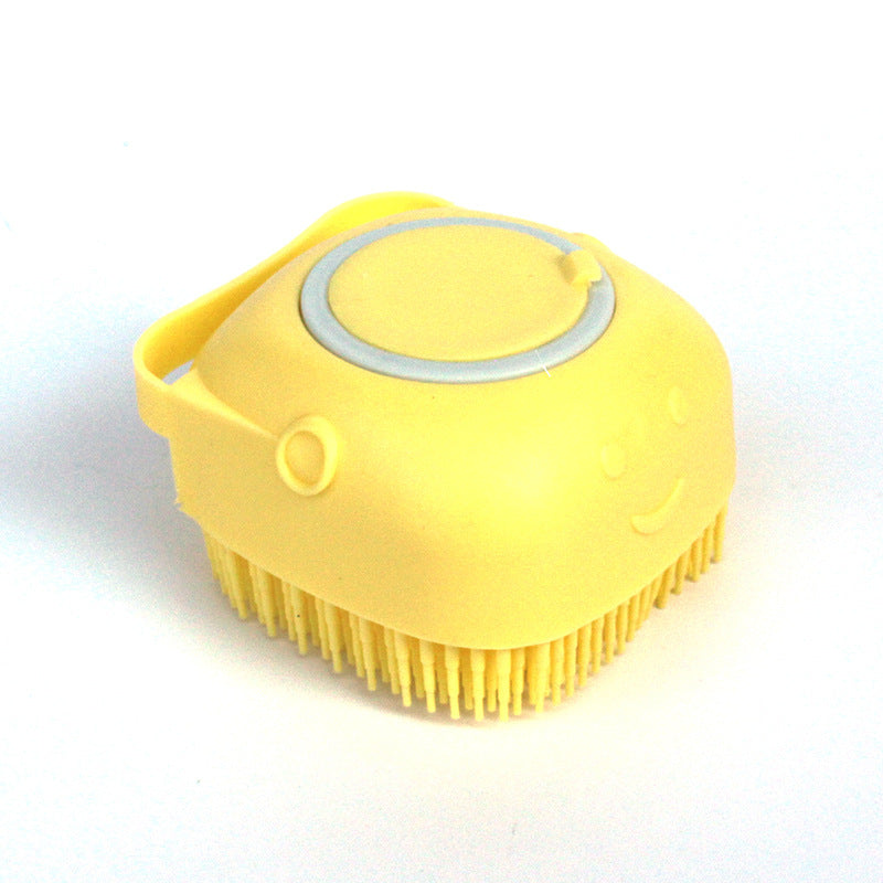 Silicone Dog Bath Massage Gloves Brush Pet Cat Bathroom Cleaning Tool Comb Brush For Dog Can Pour Shampoo Dog Grooming Supplies - NOMAN STORE LLC