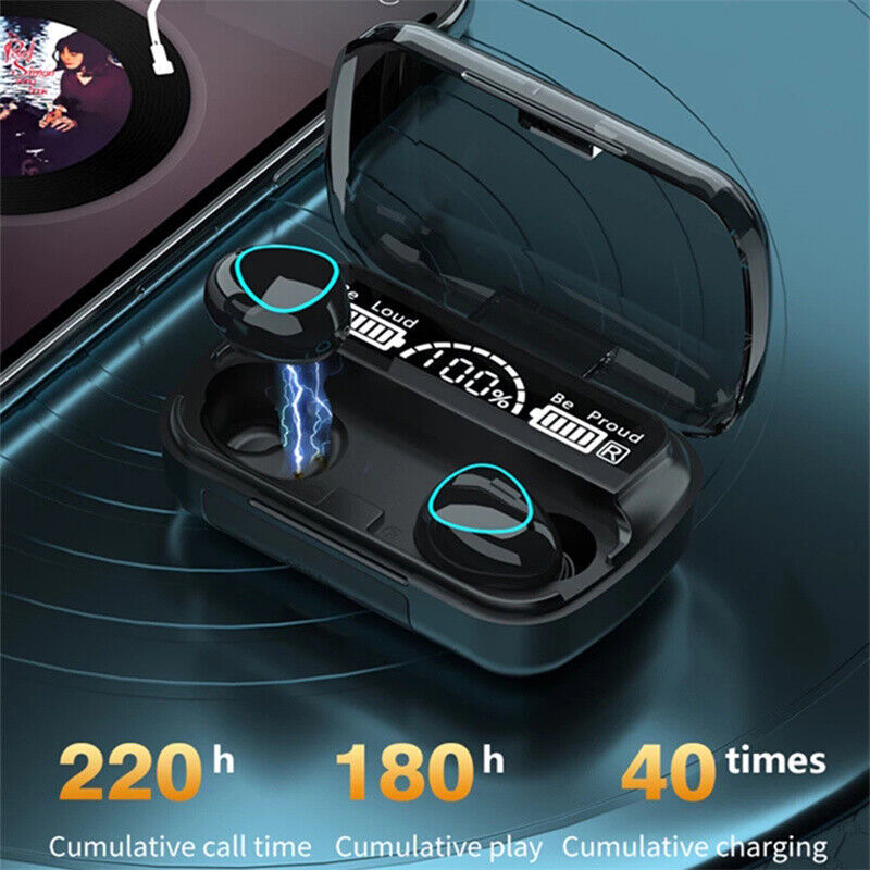 Wireless 5.1 Waterproof Bluetooth Sports Waterproof Earphones - NOMAN STORE LLC