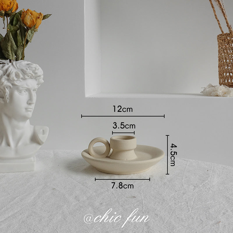 Simplicity Ceramic Vase Dry Flower Arrangement Home Decoration Ornament Living Room Display Art Vases - NOMAN STORE LLC