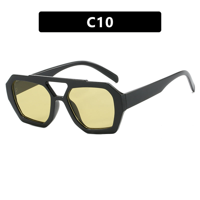 Ins Big Frame Leopard Sunglasses Summer Sunshade Beach Vacation Glasses - NOMAN STORE LLC