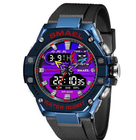 Digital Alloy Electronic Watch Men - NOMAN STORE LLC