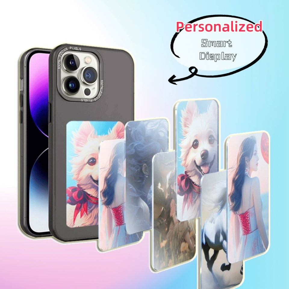 E-ink Screen Phone Case Unlimited Screen Projection Personalized Phone Cover Battery Free New Designer Luxury Phone Case - NOMAN STORE LLC