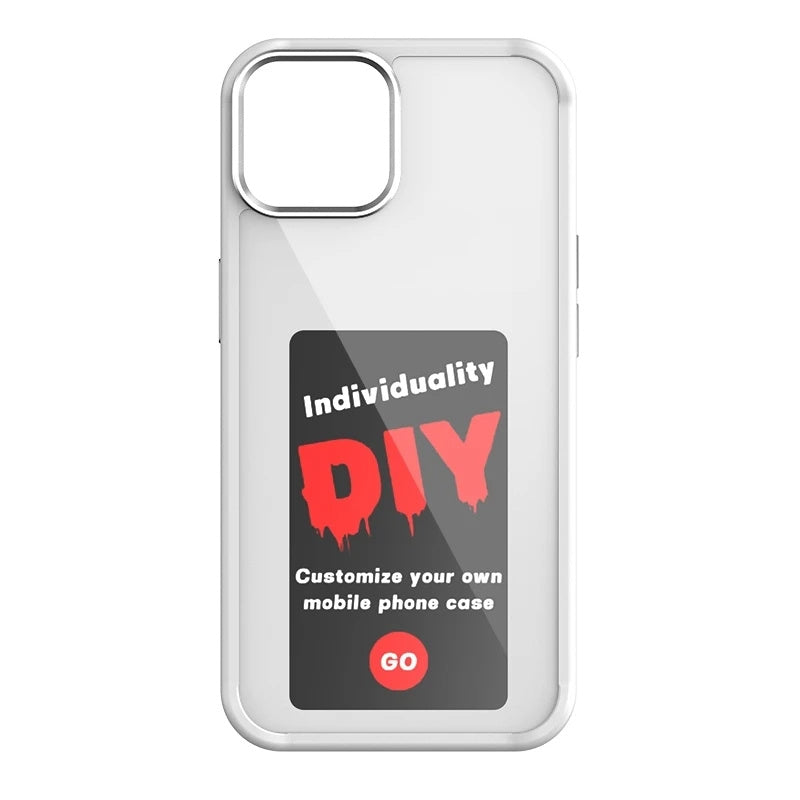 E-ink Screen Phone Case Unlimited Screen Projection Personalized Phone Cover Battery Free New Designer Luxury Phone Case - NOMAN STORE LLC