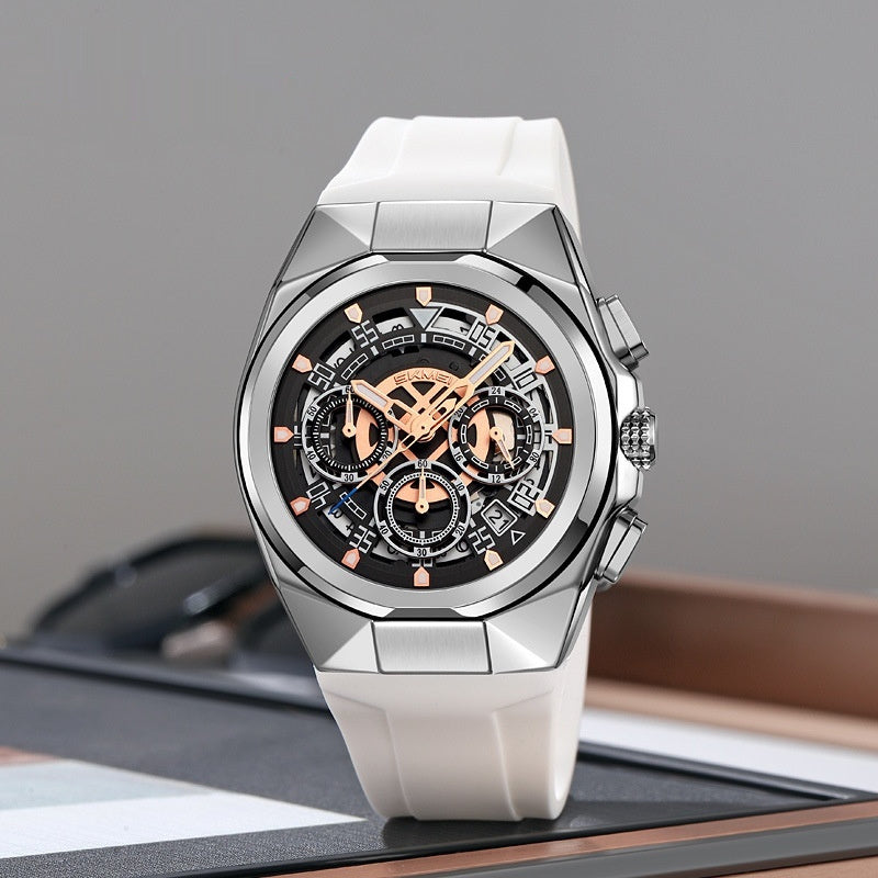 Hollow Sheet Plate Multifunctional Non-mechanical Watch - NOMAN STORE LLC