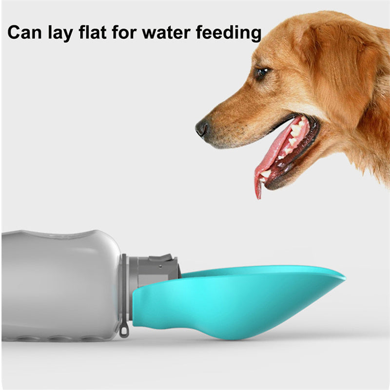 800ml Dogs Water Bottle Portable High Capacity Leakproof Pet Foldable Drinking Bowl Golden Retriever Outdoor Walking Supplies Pet Products - NOMAN STORE LLC
