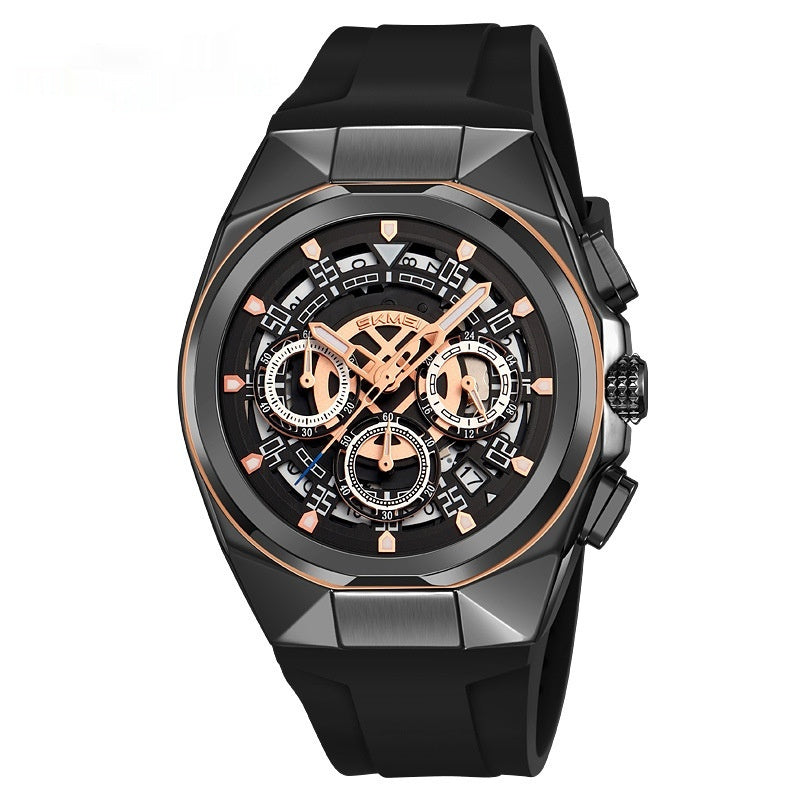 Hollow Sheet Plate Multifunctional Non-mechanical Watch - NOMAN STORE LLC