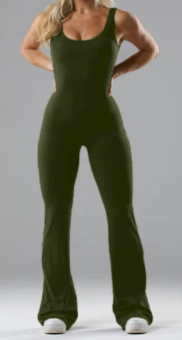 Slim Fit Hip Raise Jumpsuit Sexy Backless Exercise Yoga Clothes - NOMAN STORE LLC