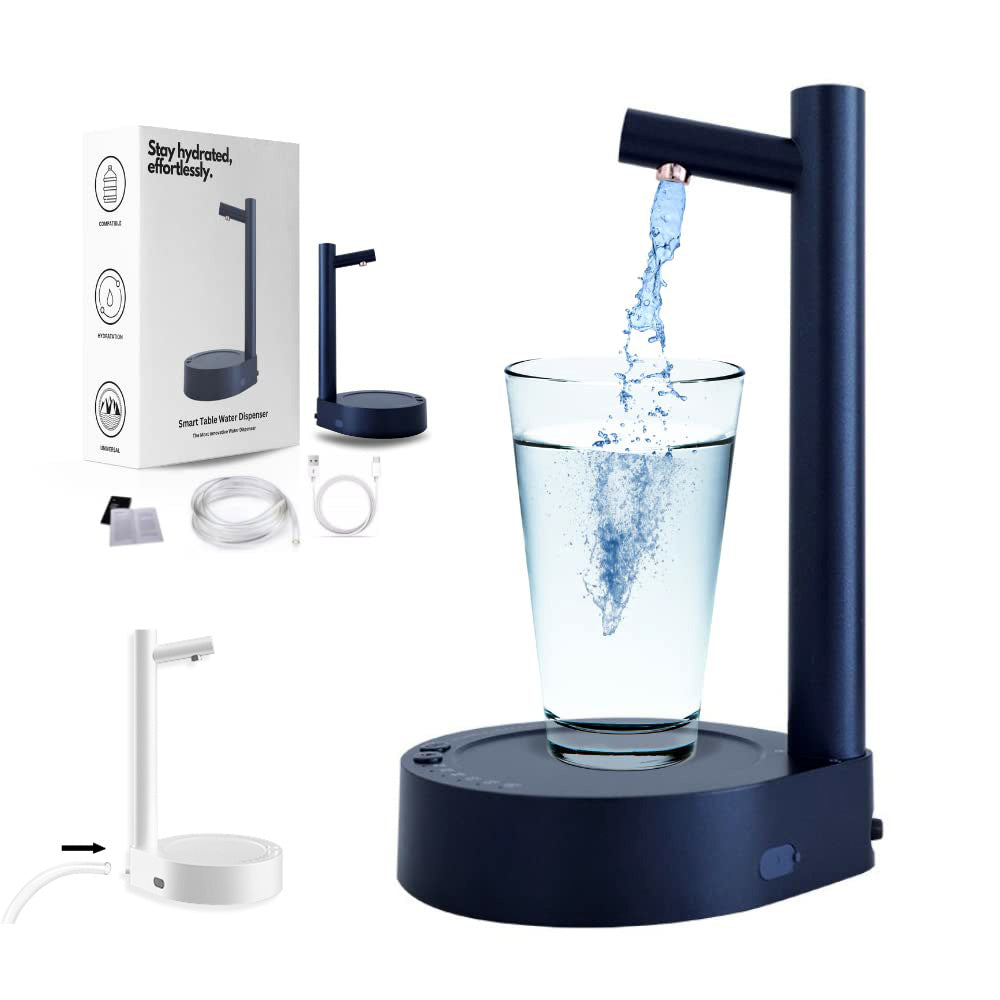 Desk Dispenser Electric Water Gallon Automatic Water Bottle Dispenser Rechargeable Water Dispenser - NOMAN STORE LLC