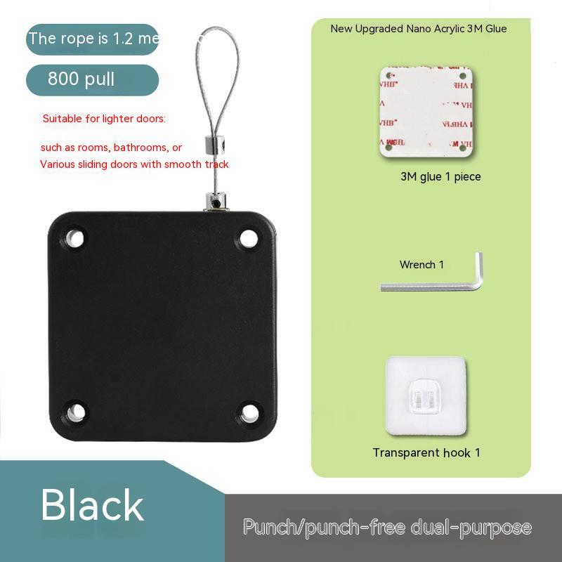 Automatic Door Closer Punch-Free Soft Close Door Closers For Sliding Door Glass Door 500g-1000g Tension Closing Device - NOMAN STORE LLC