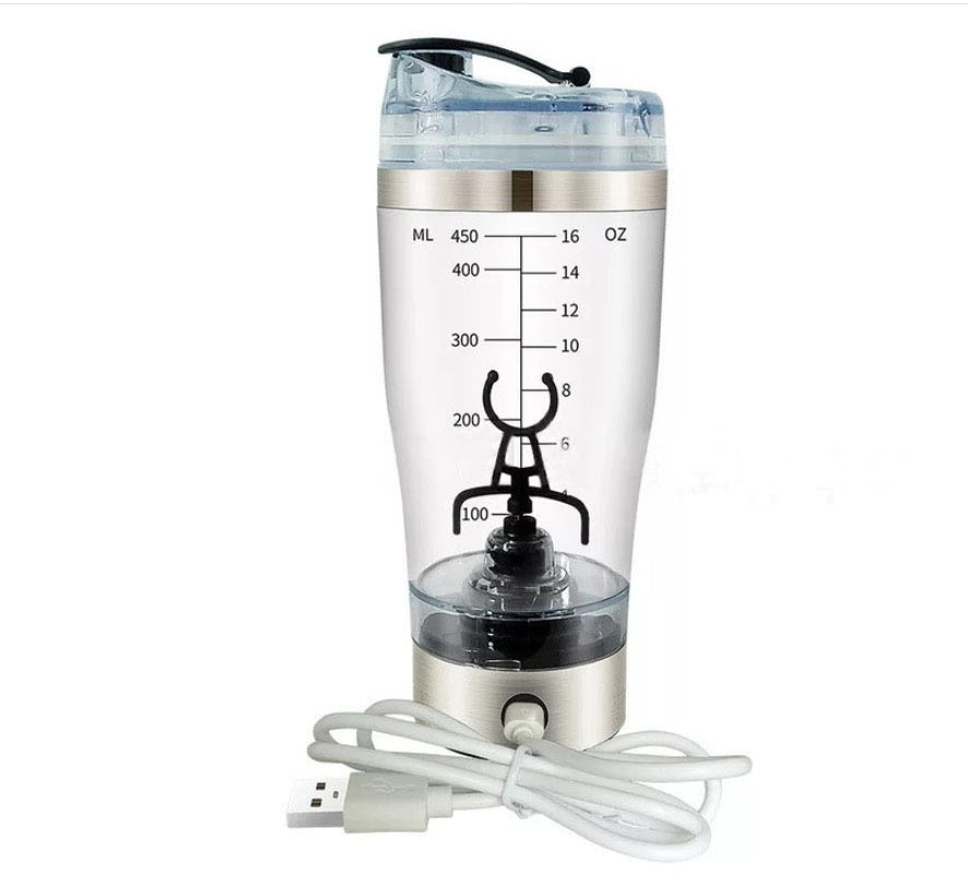 Electric Protein Shake Stirrer USB Shake Bottle Milk Coffee Blender Kettle Sports And Fitness Charging Electric Shaker Cup - NOMAN STORE LLC
