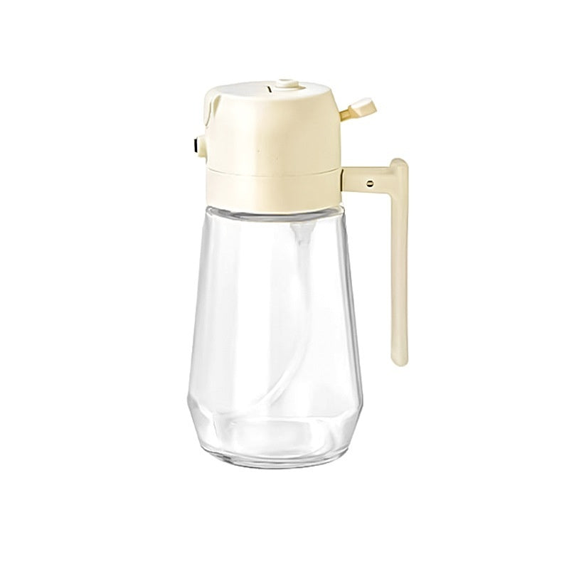 Perfect for Cooking, BBQ, Salad & Air Fryer. 2-in-1 design – Use it for Olive Oil, Vinegar, Soy Sauce & More! - NOMAN STORE LLC