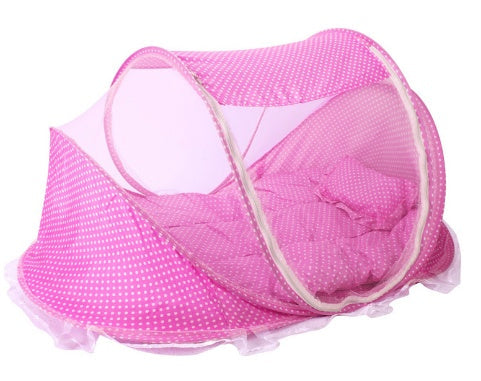 Foldable Baby Bed Net With Pillow Net 2pieces Set - NOMAN STORE LLC