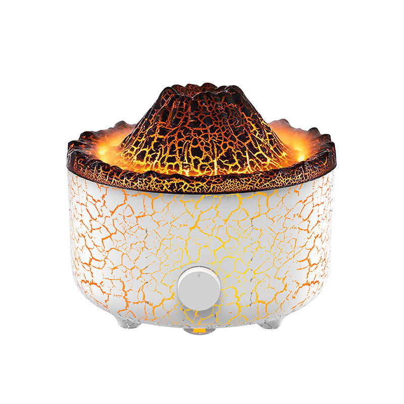 New Creative Volcano Humidifier Aromatherapy Machine Spray Jellyfish Air Flame Humidifier Diffuser - NOMAN STORE LLC