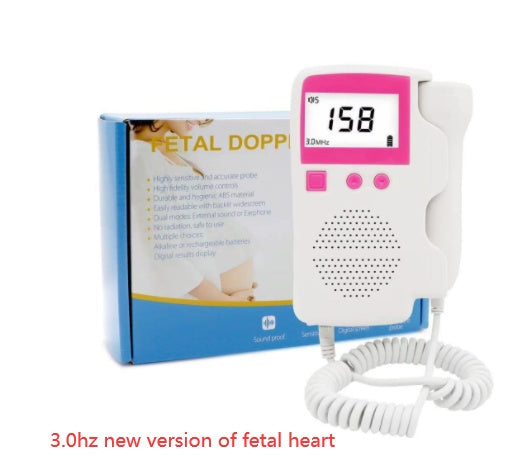 Fetal Heart Rate Monitor Home Pregnancy Baby Fetal Sound Heart Rate Detector - NOMAN STORE LLC