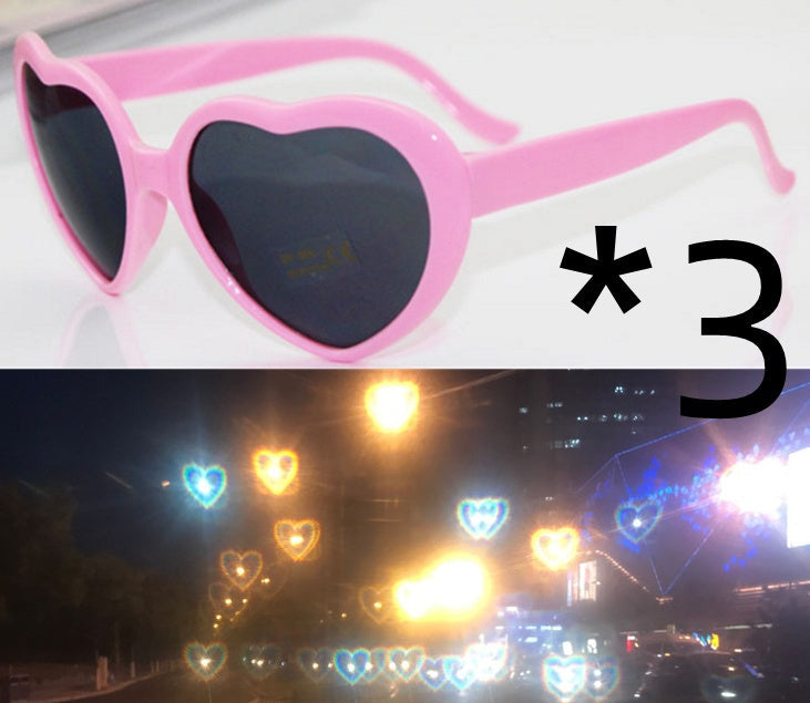 Night Lights Change Love Special Effects Glasses Sunglasses - NOMAN STORE LLC