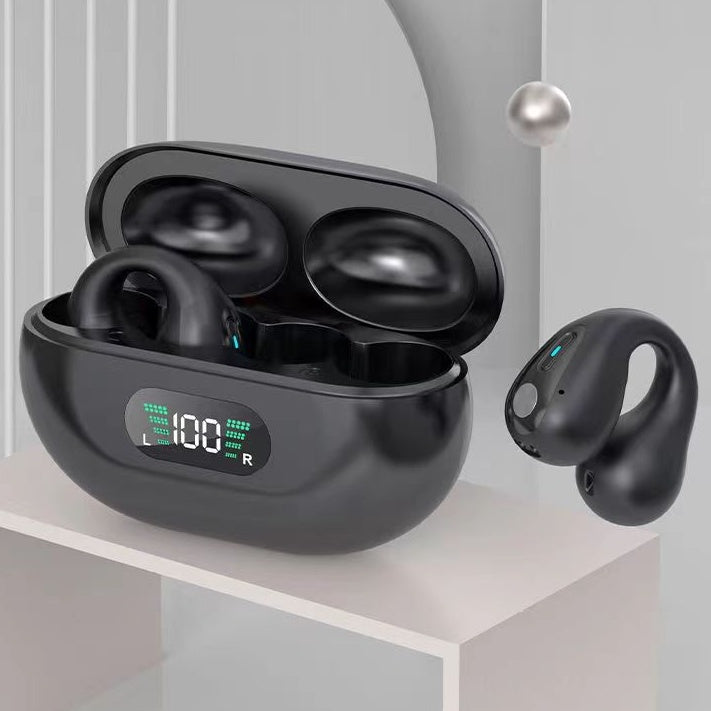Bone Conduction Headphones TWS Earbuds Ear Clip Bluetooth 5.3 Touch Wireless Earphone In-Ear Bass HIFI Sports Headset - NOMAN STORE LLC