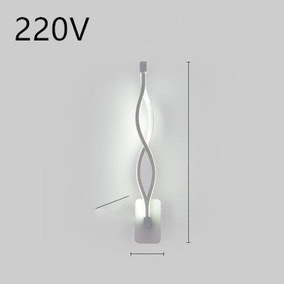 led wall lamp nordic minimalist bedroom bedside lamp - NOMAN STORE LLC
