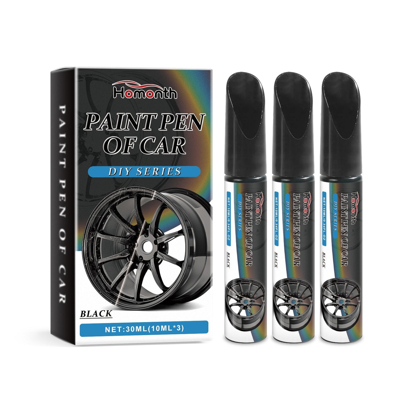 Black Car Wheel Hub Scratches Healing Pen - NOMAN STORE LLC