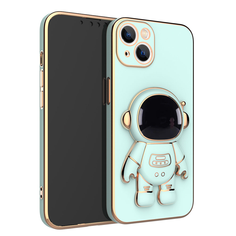 Self-contained Lens Film Mobile Phone Case Electroplating Bracket Protective Cover - NOMAN STORE LLC