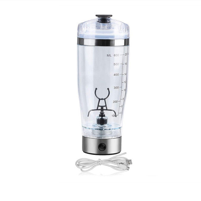 Electric Protein Shake Stirrer USB Shake Bottle Milk Coffee Blender Kettle Sports And Fitness Charging Electric Shaker Cup - NOMAN STORE LLC