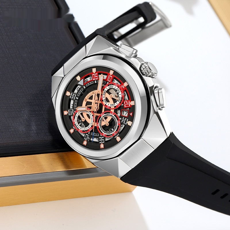 Hollow Sheet Plate Multifunctional Non-mechanical Watch - NOMAN STORE LLC