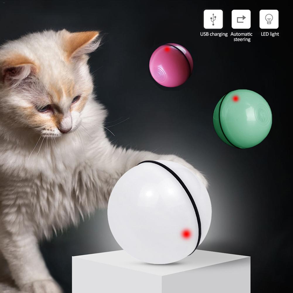 LED Laser Electronic Rolling Pet Funny Cat Toy Ball - NOMAN STORE LLC