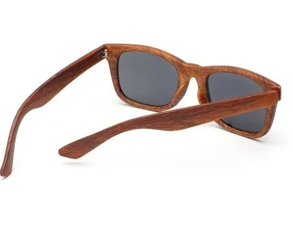 Retro Rice Nail Plastic Wood Grain Sun Glasses - NOMAN STORE LLC