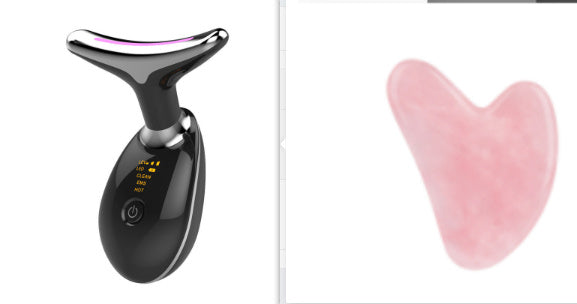 EMS Thermal Neck Lifting And Tighten Massager Electric Microcurrent Wrinkle Remover - NOMAN STORE LLC